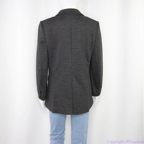 Ann Taylor wool blend blazer jacket, color grey, size 6 - Picture 9 of 16